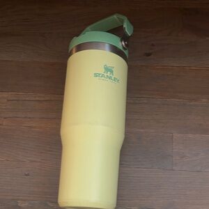 Stanley Classic Yellow Tumbler with Mint Green Lid